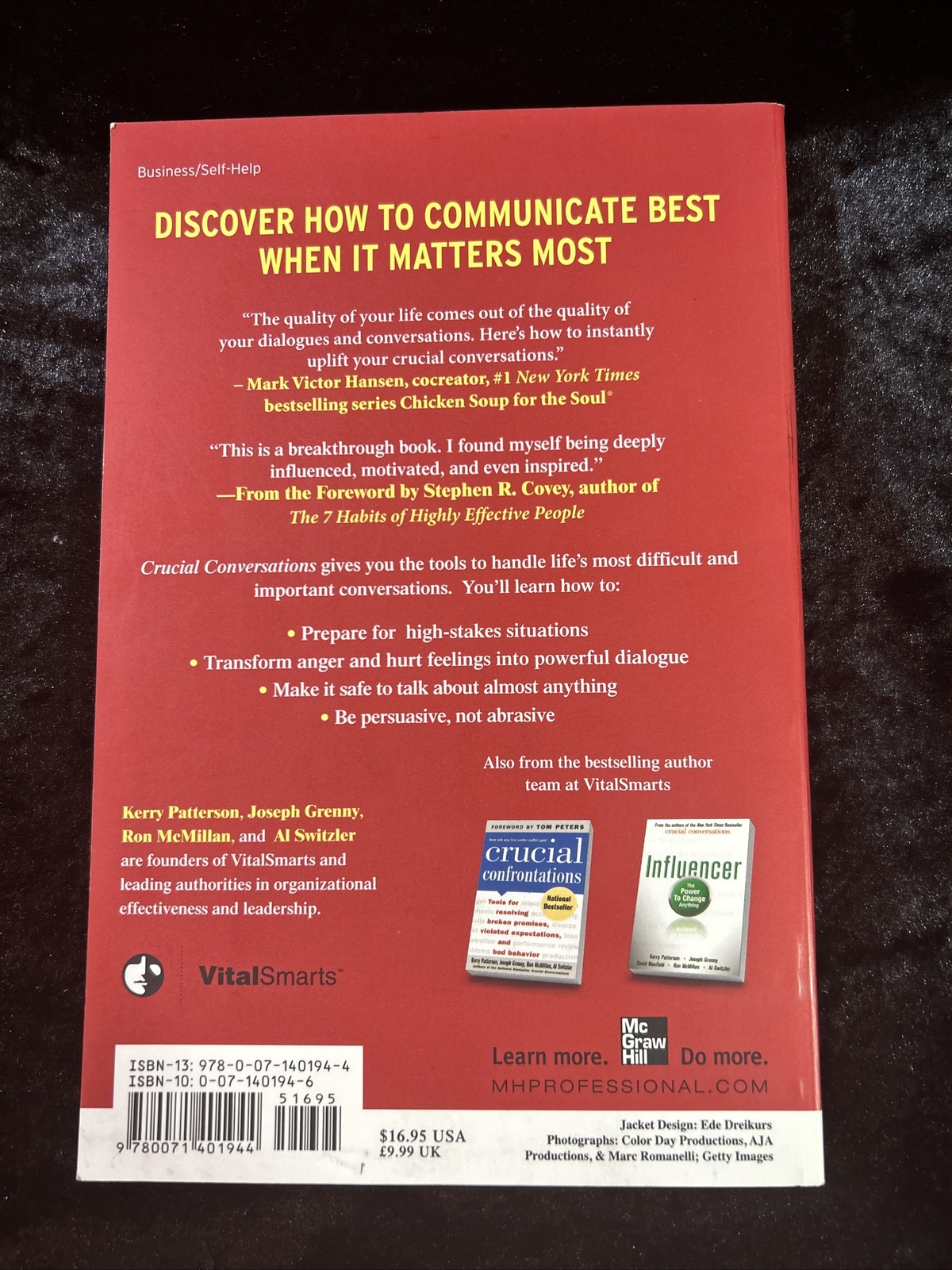 Crucial Conversations: Tools for Talking When Stakes are High – Kerry Patterson