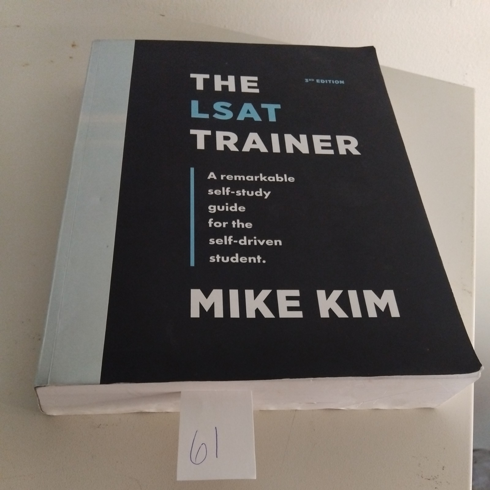 The LSAT Trainer by Mike Kim 3rd Edition Paperback