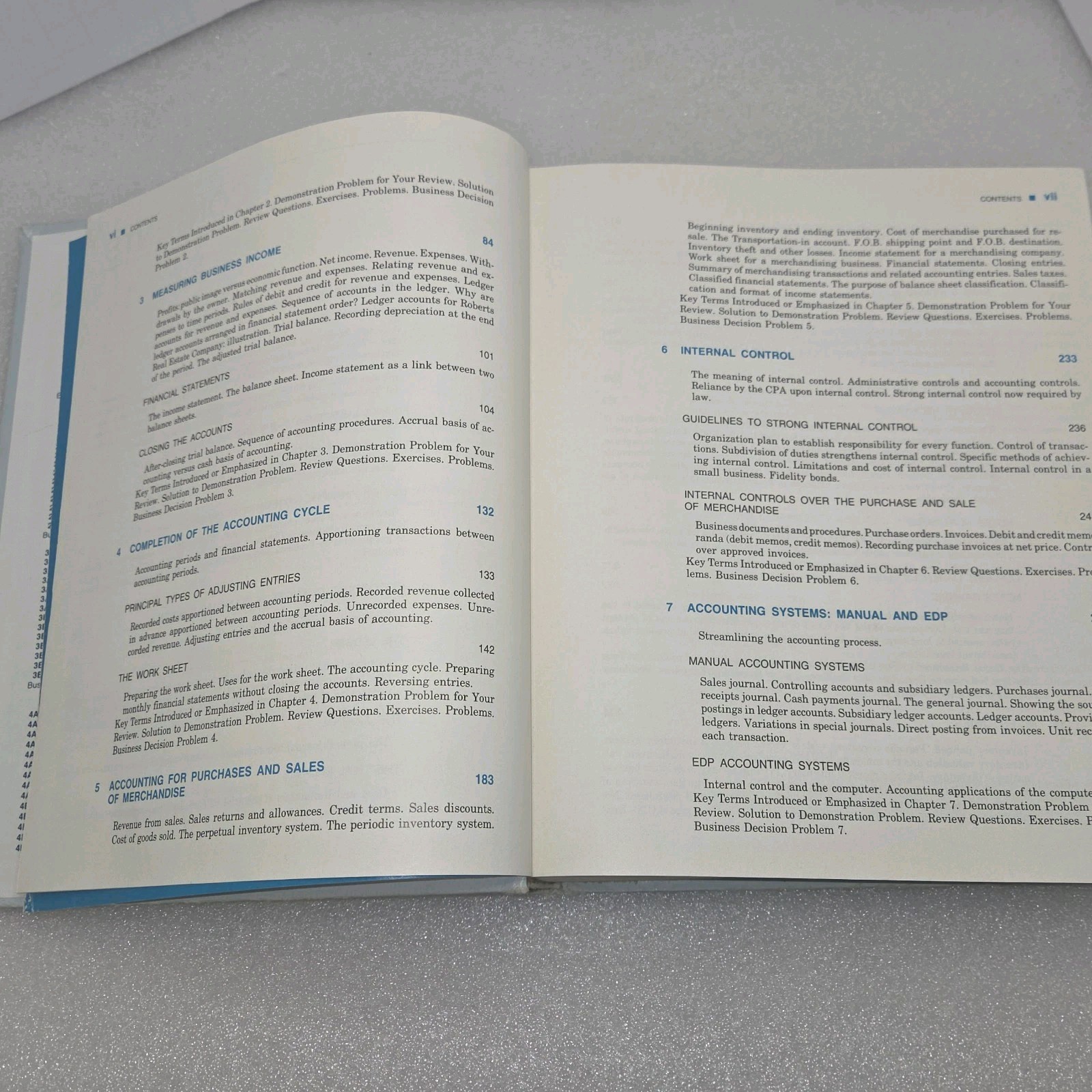 Vintage Accting Basis 4 Business Decisions 6th Meejus 84′ College Textbook Book.