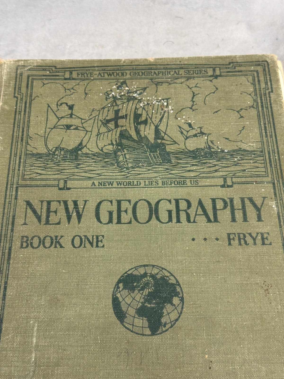 Vintage New Geography Book One Alexis Everett Frye Ginn Green HC Textbook