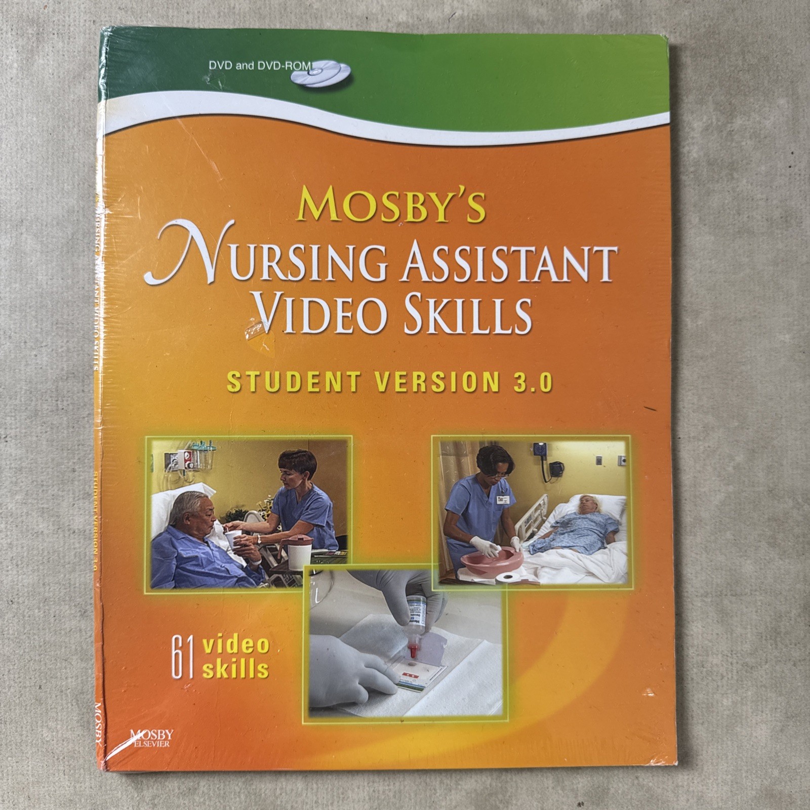 Mosby’s Nursing Assistant Video Skills – Student – DVD-ROM, by Mosby – New