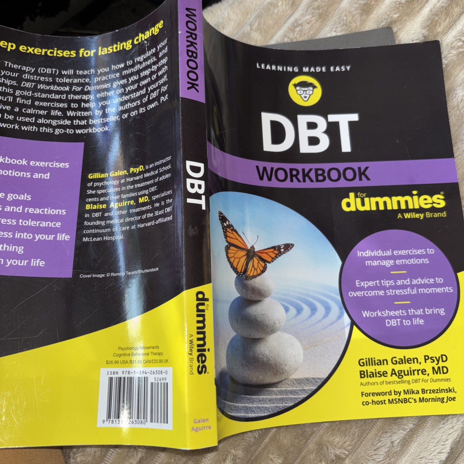 DBT for Dummies by Blaise Aguirre and Gillian Galen (2021, Trade Paperback)