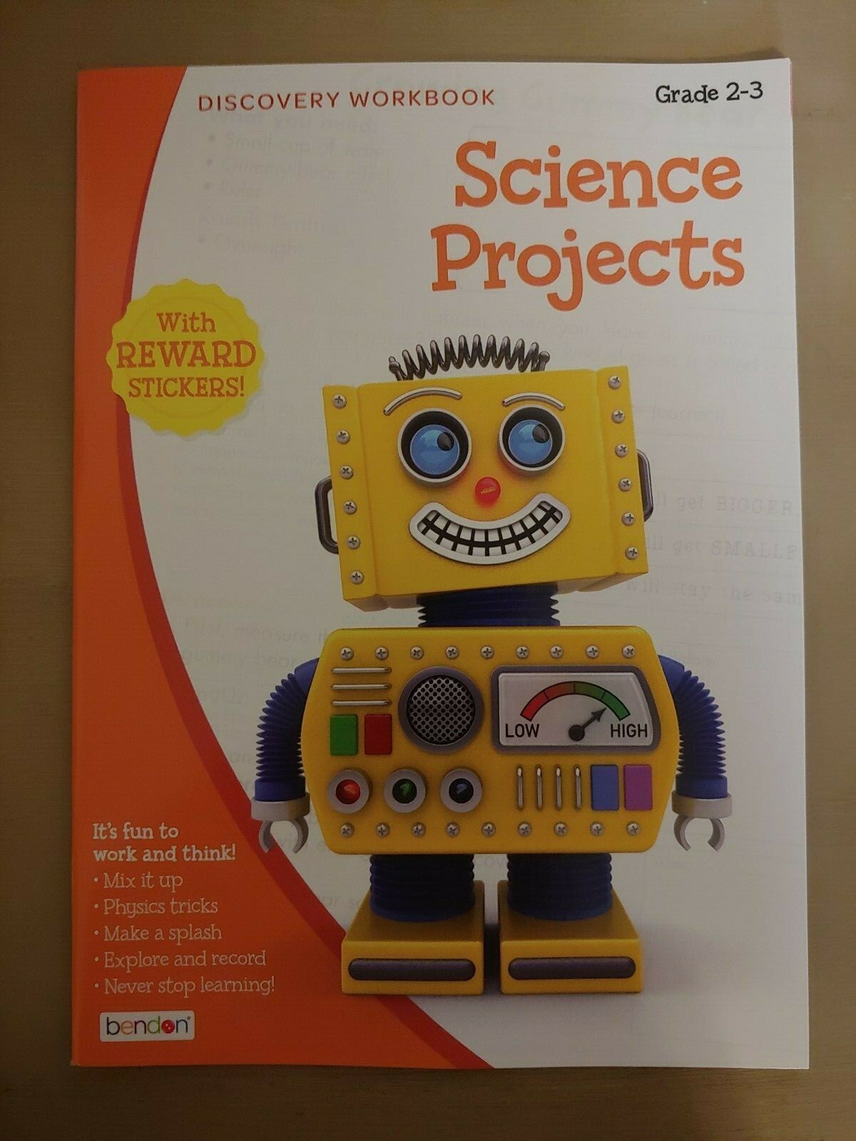 School Supplies: „Science Projects Discovery Workbook“ Grades: 2-3/32 Pages NEW