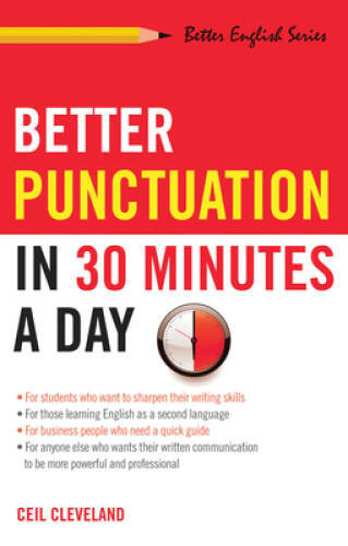 Better Punctuation in 30 Minutes a Day (Better English) – Paperback – VERY GOOD