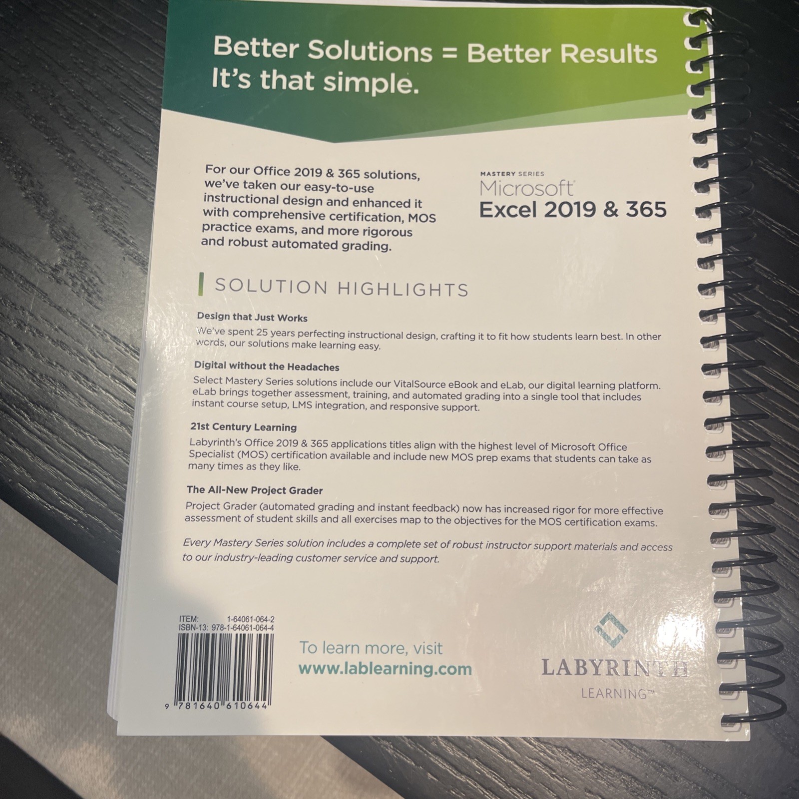 Microsoft Excel 2019 & 365 LABYRINTH Comprehensive Mastery Series New