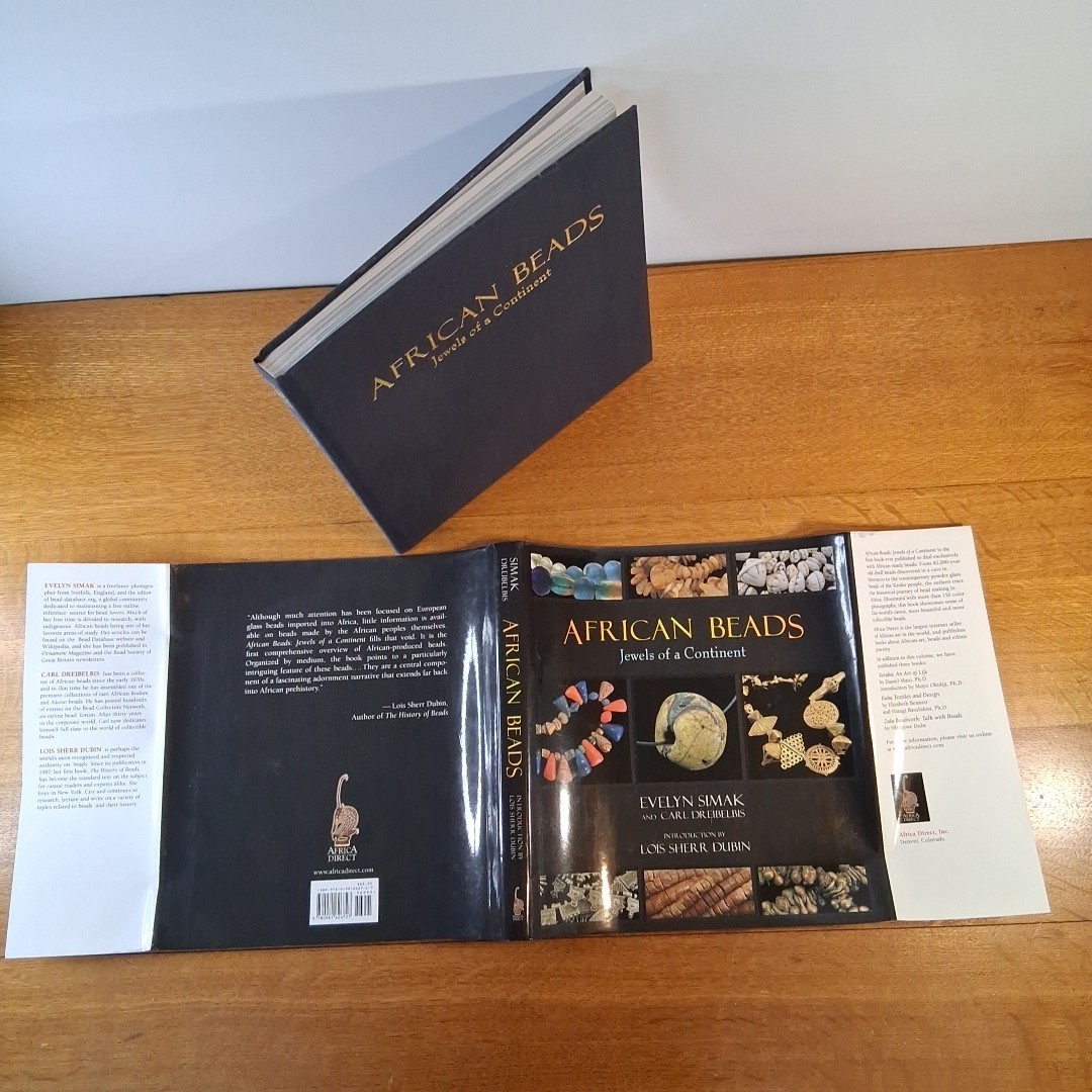 African Beads: Jewels of a Continent Evelyn Simak 2010 Hardcover Dust Jacket