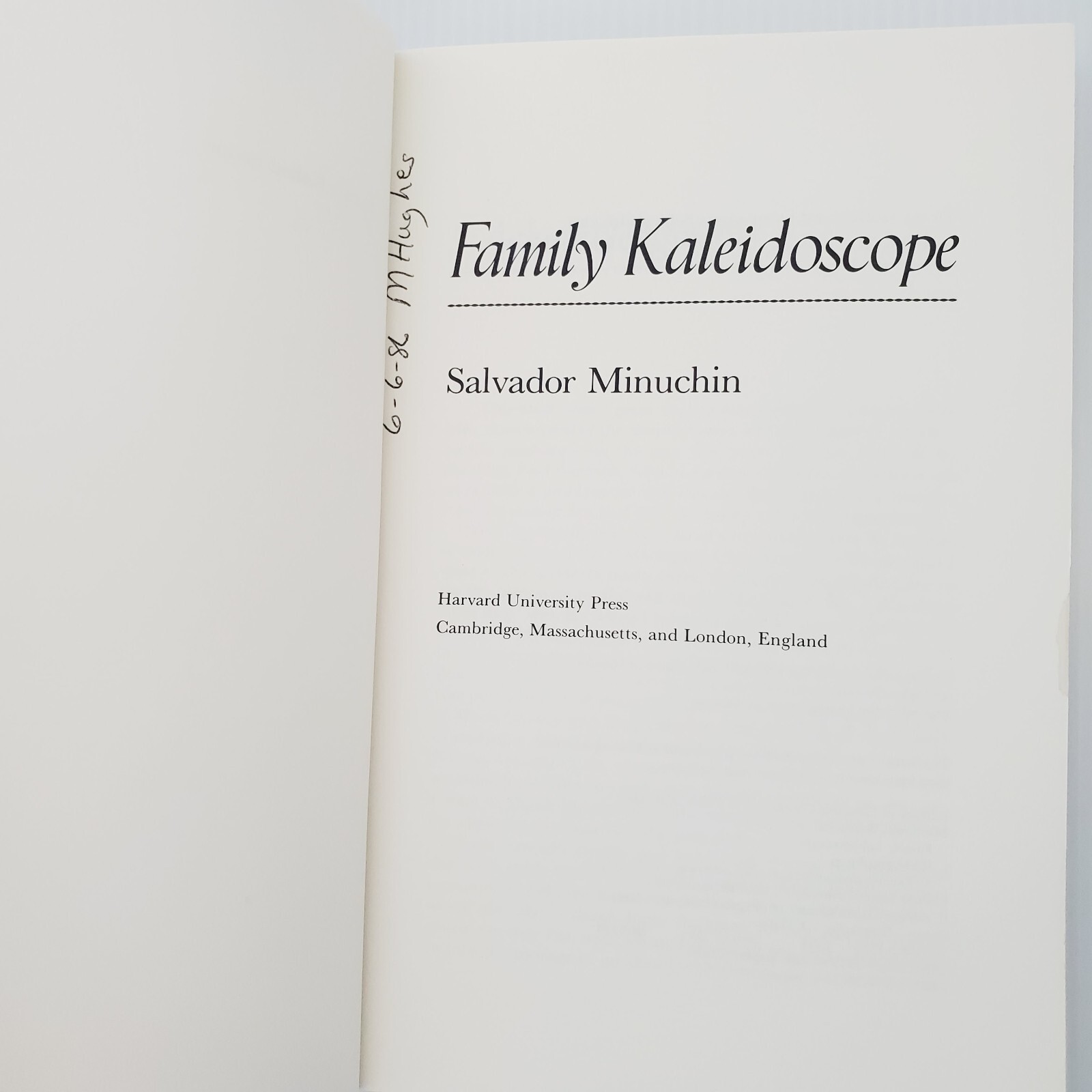 Family Kaleidoscope Paperback Book By Salvador Minuchin Psychiatry Therapy