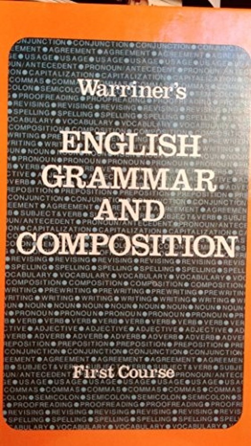 English Grammar and Composition Hardcover John E. Warriner