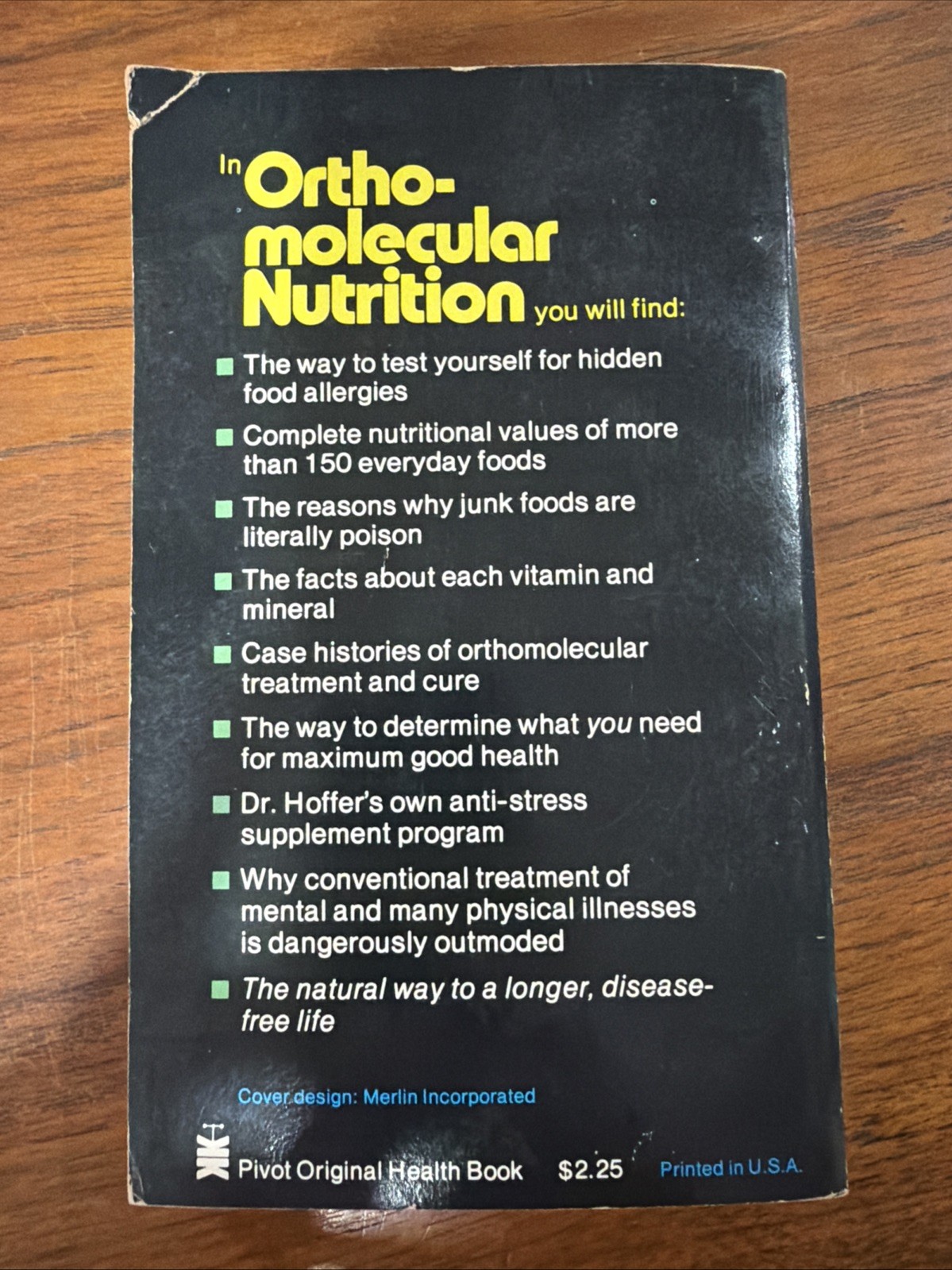 Oro Molecular Nutrition by Linus Pauling Ph.d