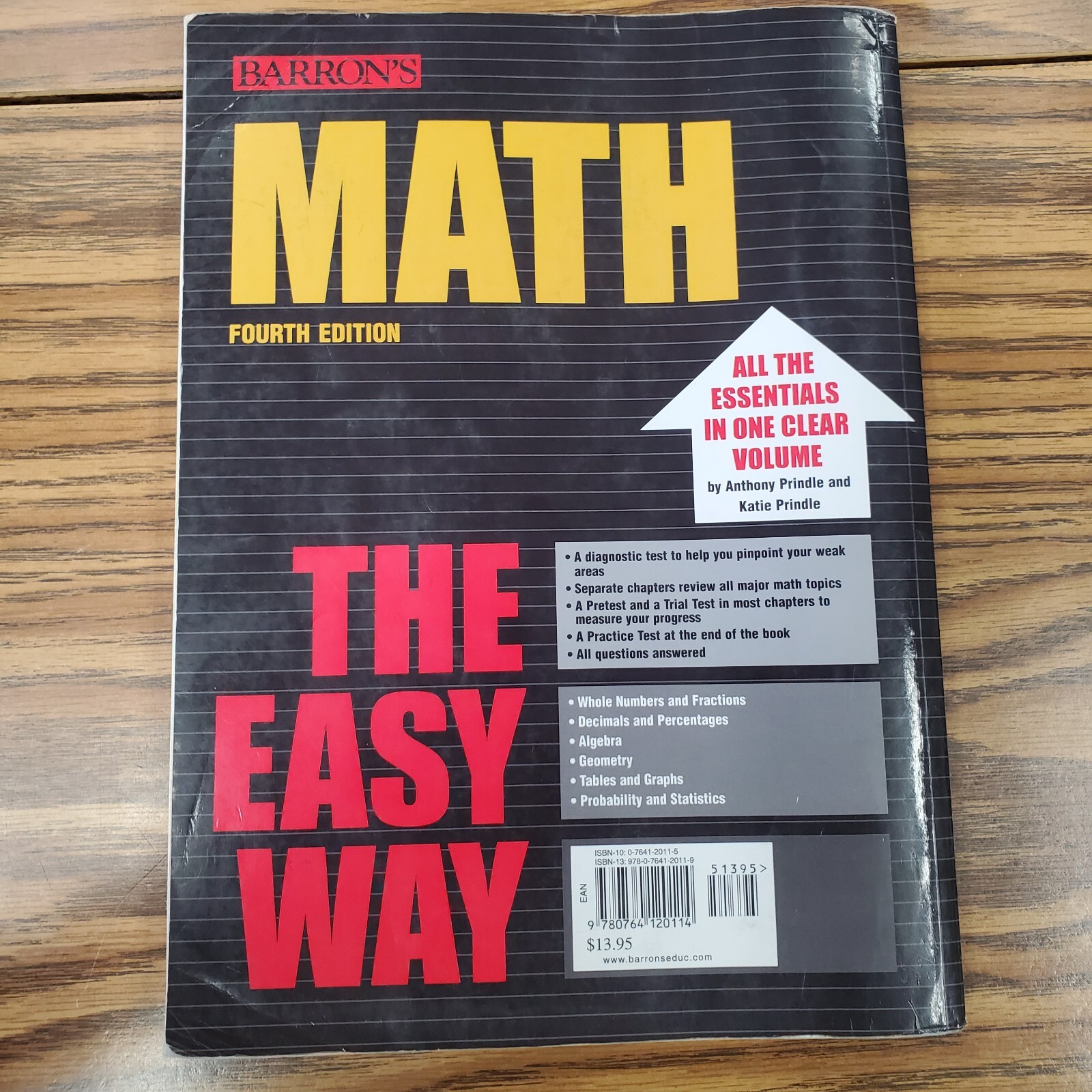 Barron’s Easy Ser.: Math the Easy Way by Katie Prindle and Anthony Prindle…