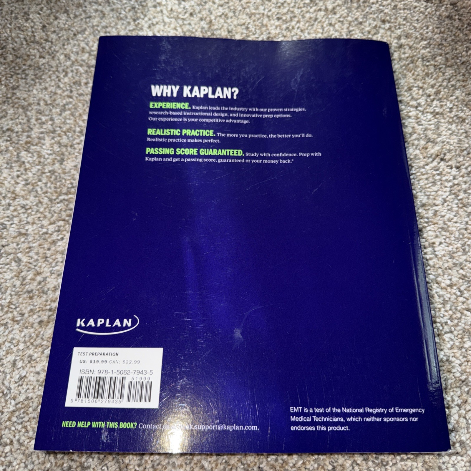 Kaplan Test Prep Ser.: EMT Exam Prep : Focused Prep for the NREMT Cognitive Exam