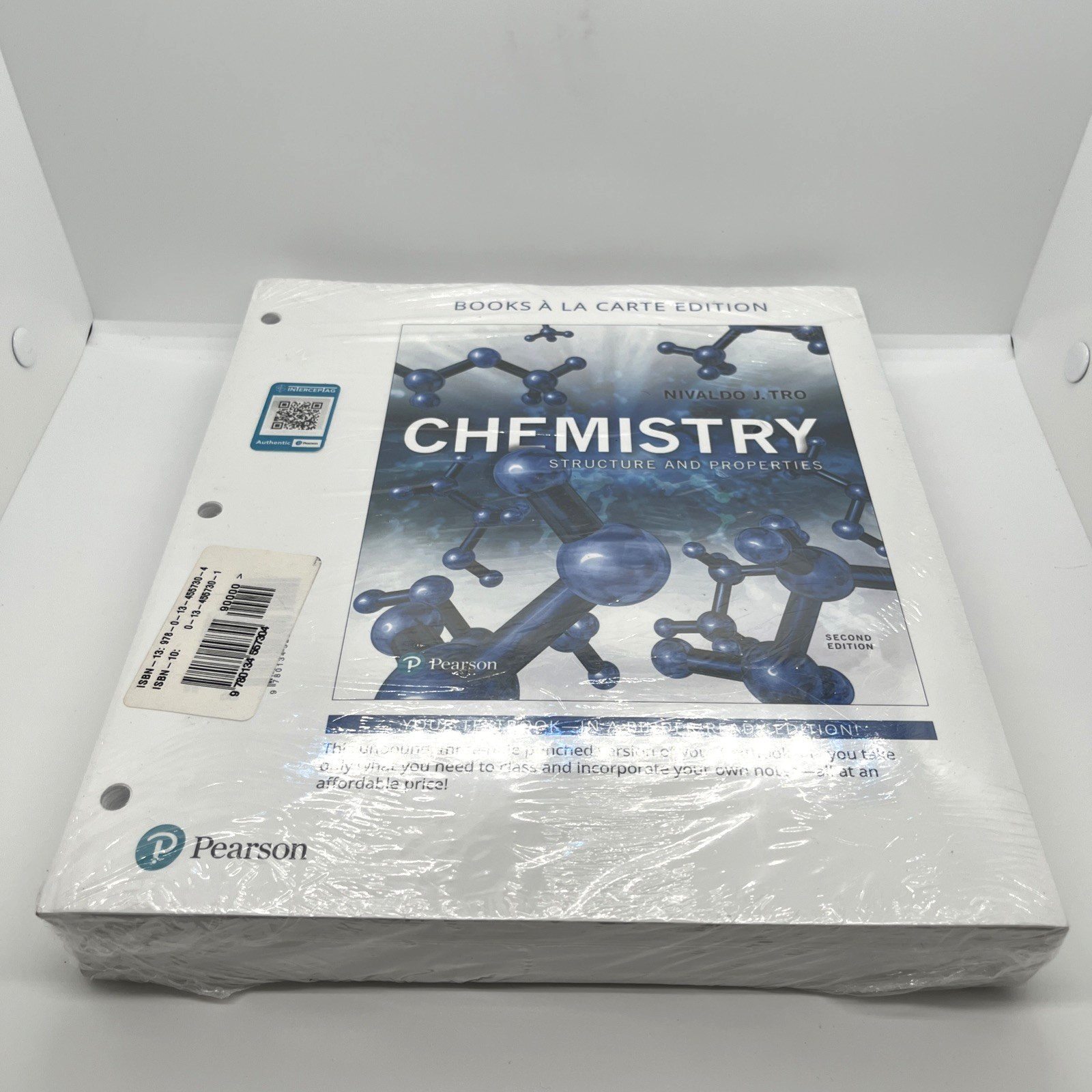 Chemistry Structure and Properties 2nd Edition Books a la Carte Sealed + Code