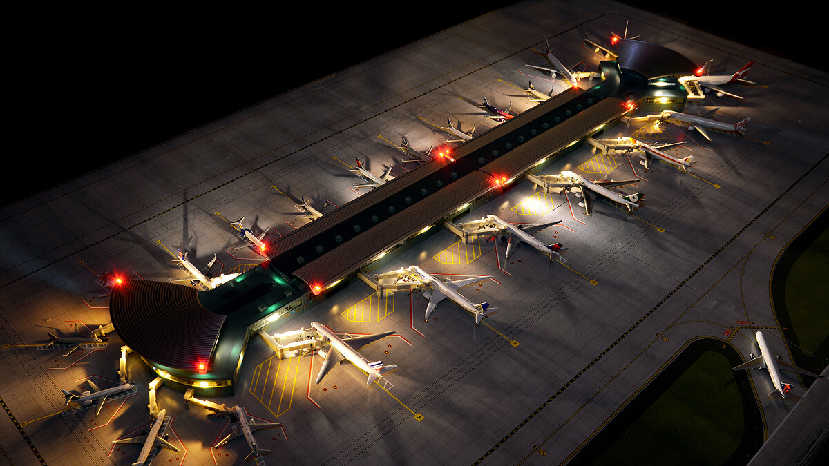 Gemini Jets 1400 Scale DELUXE Airport Terminal Mat Bundle IN STOCK G2U