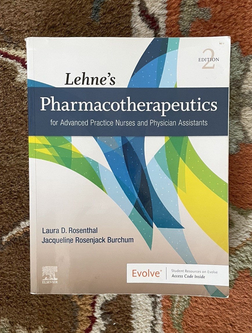 Lehne’s Pharmacotherapeutics for APRN-VERY GOOD