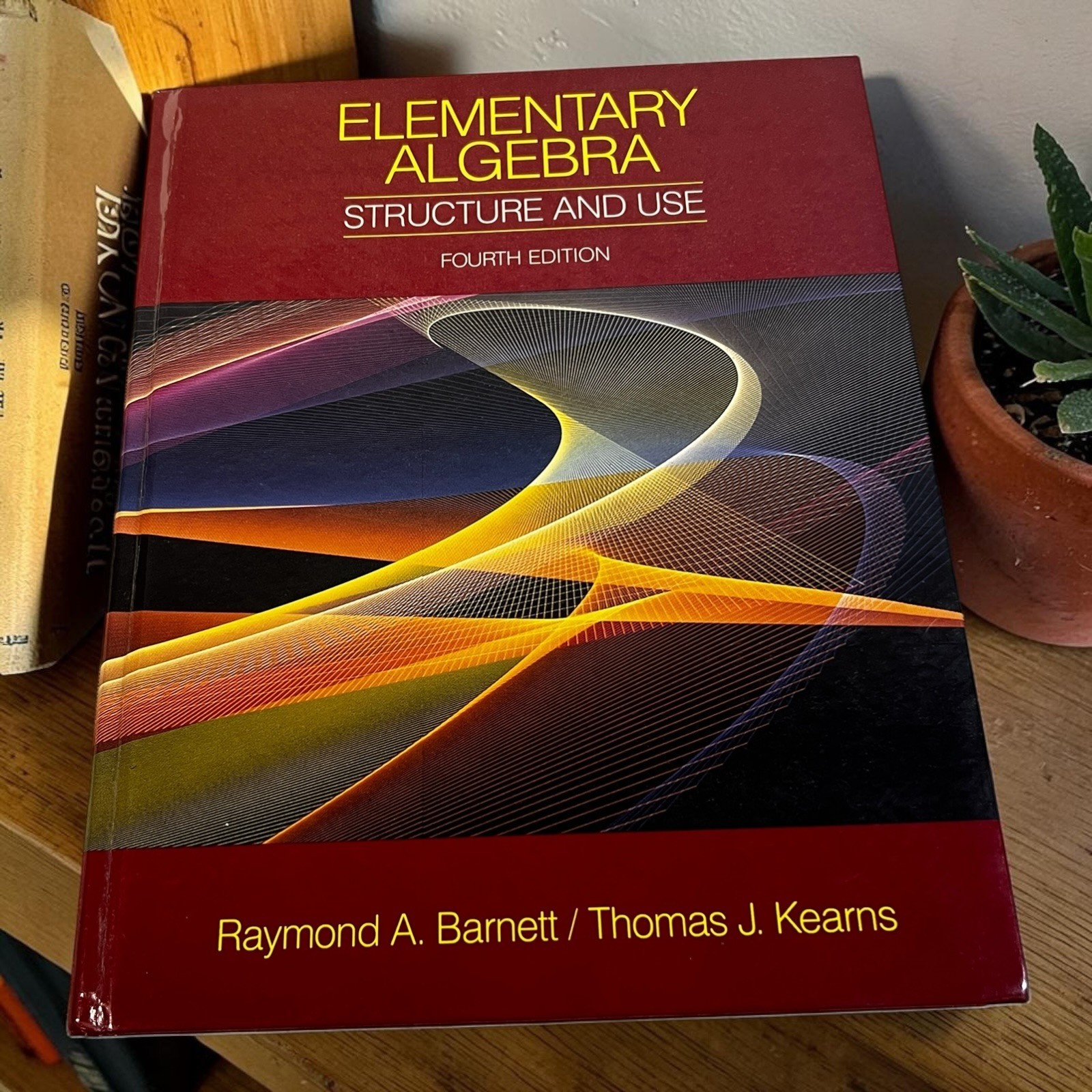 Elementary Algebra 4th Edition Barnett Kearns Hardcover Textbook