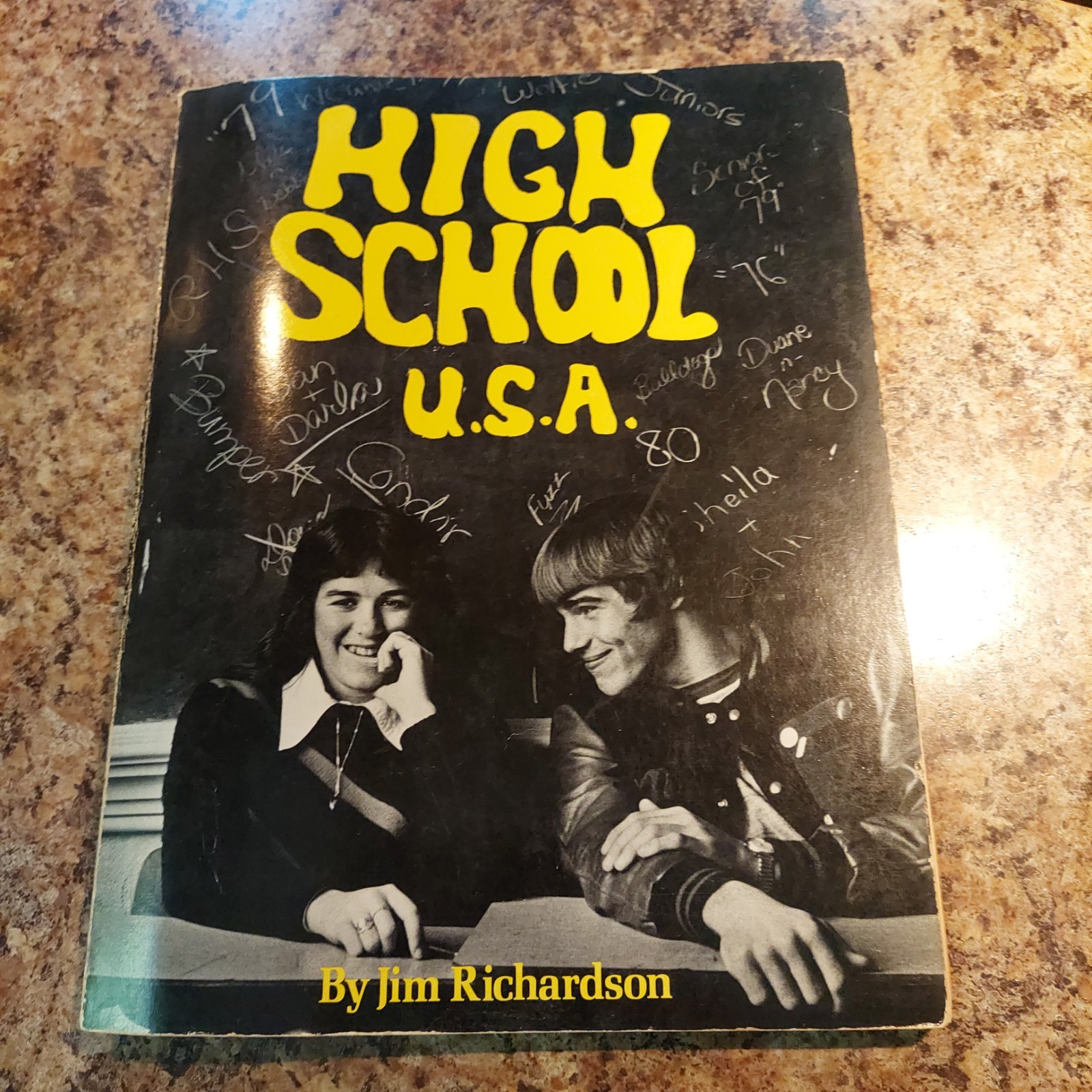High School : U.S.A. by Jim Richardson 1979 1st Print St. Martin’s Press Softcov
