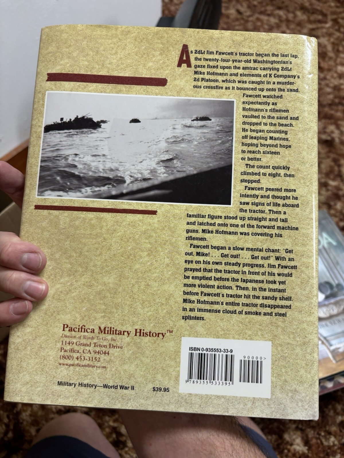 Bloody Tarawa by Eric M. Hammel & Signed By Author