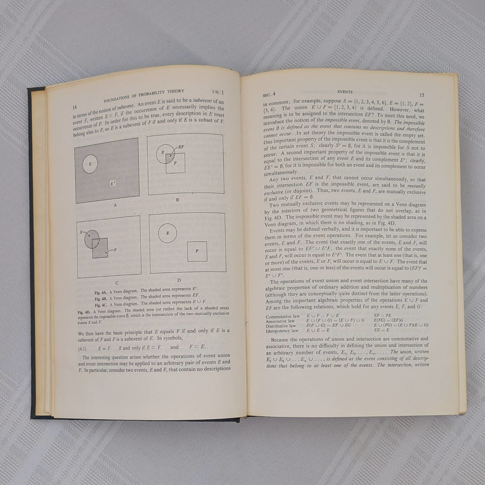 Modern Probability Theory and its Applications | Parzen HC 1960 Textbook