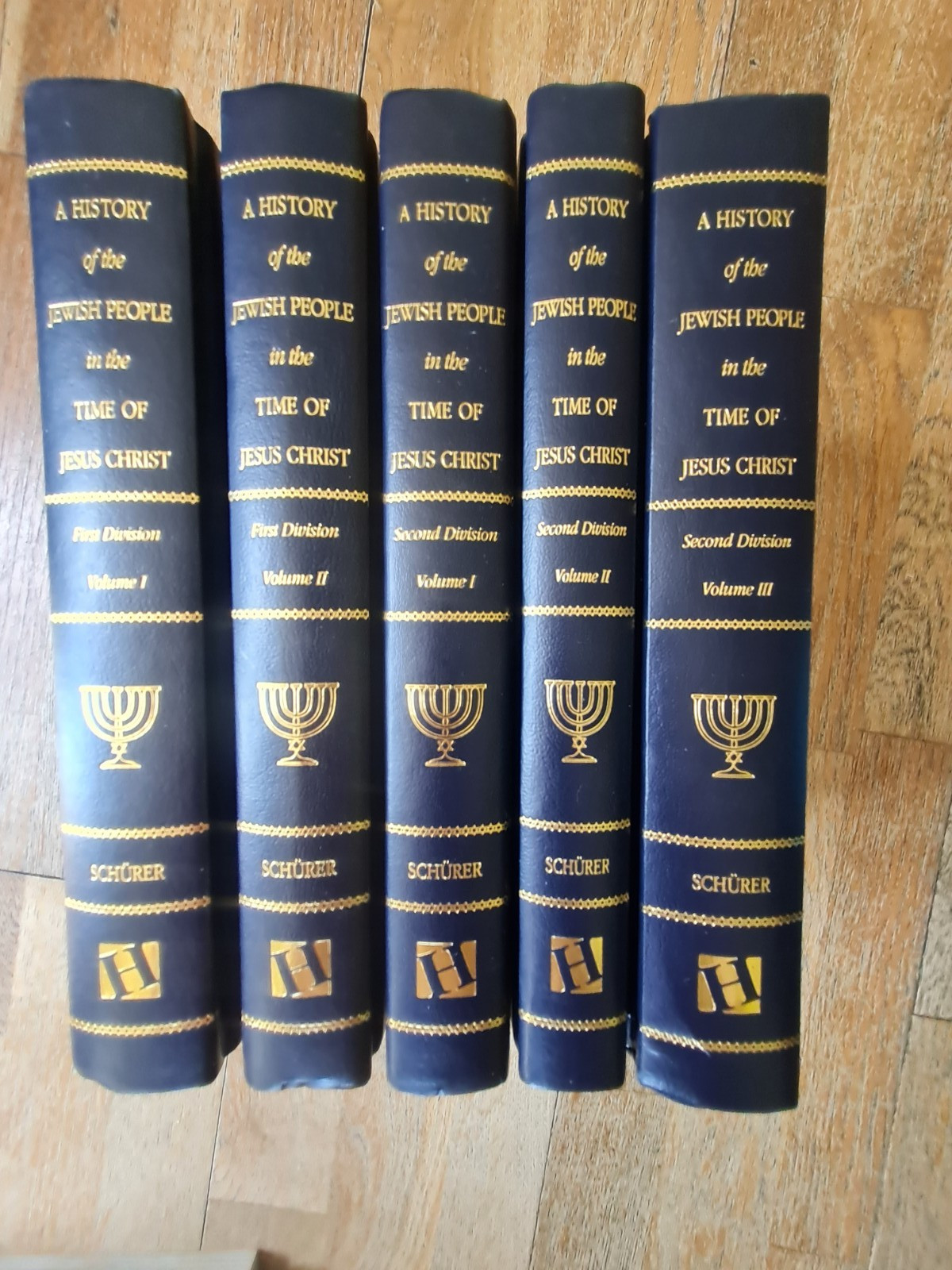 A History of the Jewish People in the Time of Jesus Christ Emil Schürer 5 Vols