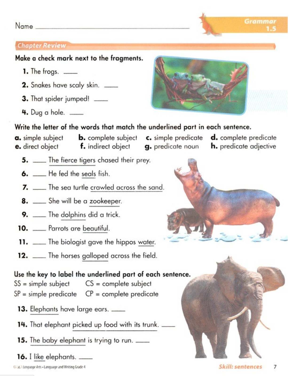 ACSI Purposeful Design LANGUAGE ARTS GRADE 4 STUDENT TEXT Language & Writing