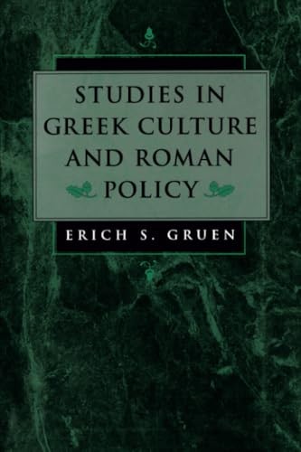 Studies in Greek Culture and Roman Po… by Gruen, Erich S. Paperback / softback