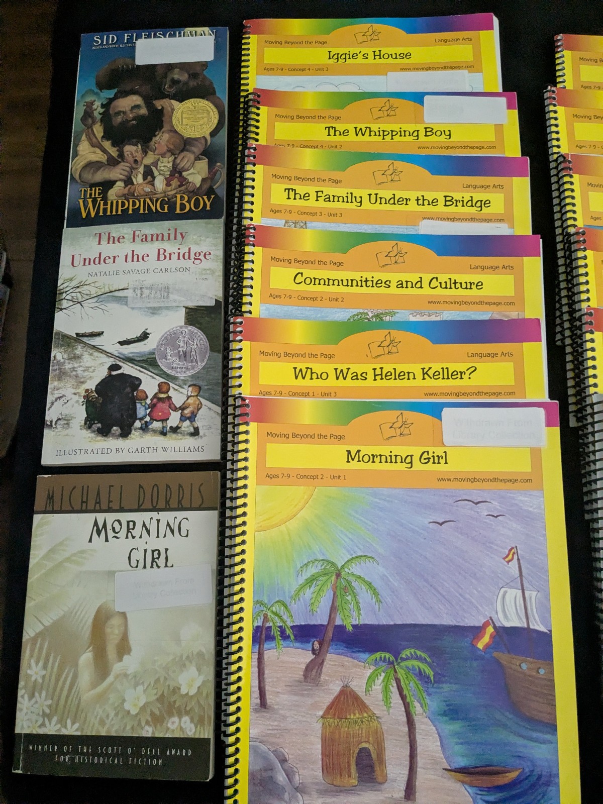 Moving Beyond the Page Age 7-9 Unused Lot 14 Language Soc Stud Science Math +Lit