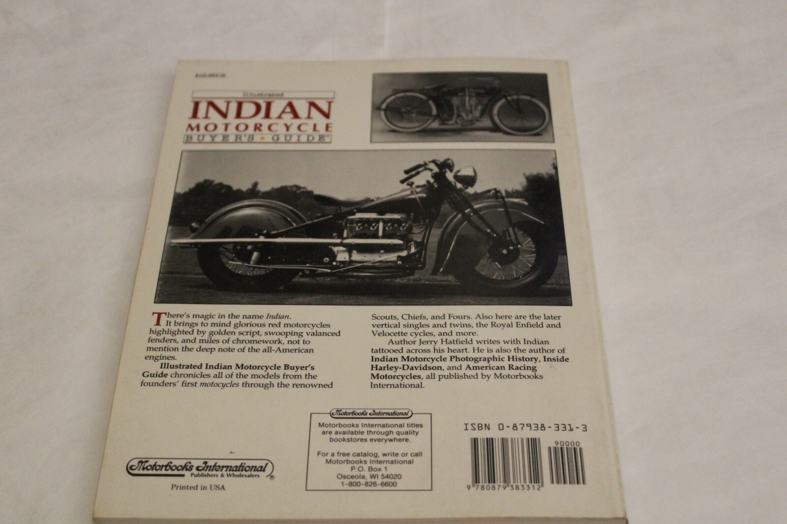 Illustrated Indian Motorcycle Buyer’s Guide All the Iron Redskins from 1901