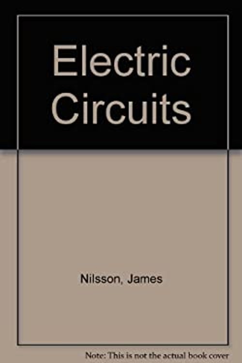 Electric Circuits Hardcover Nilsson
