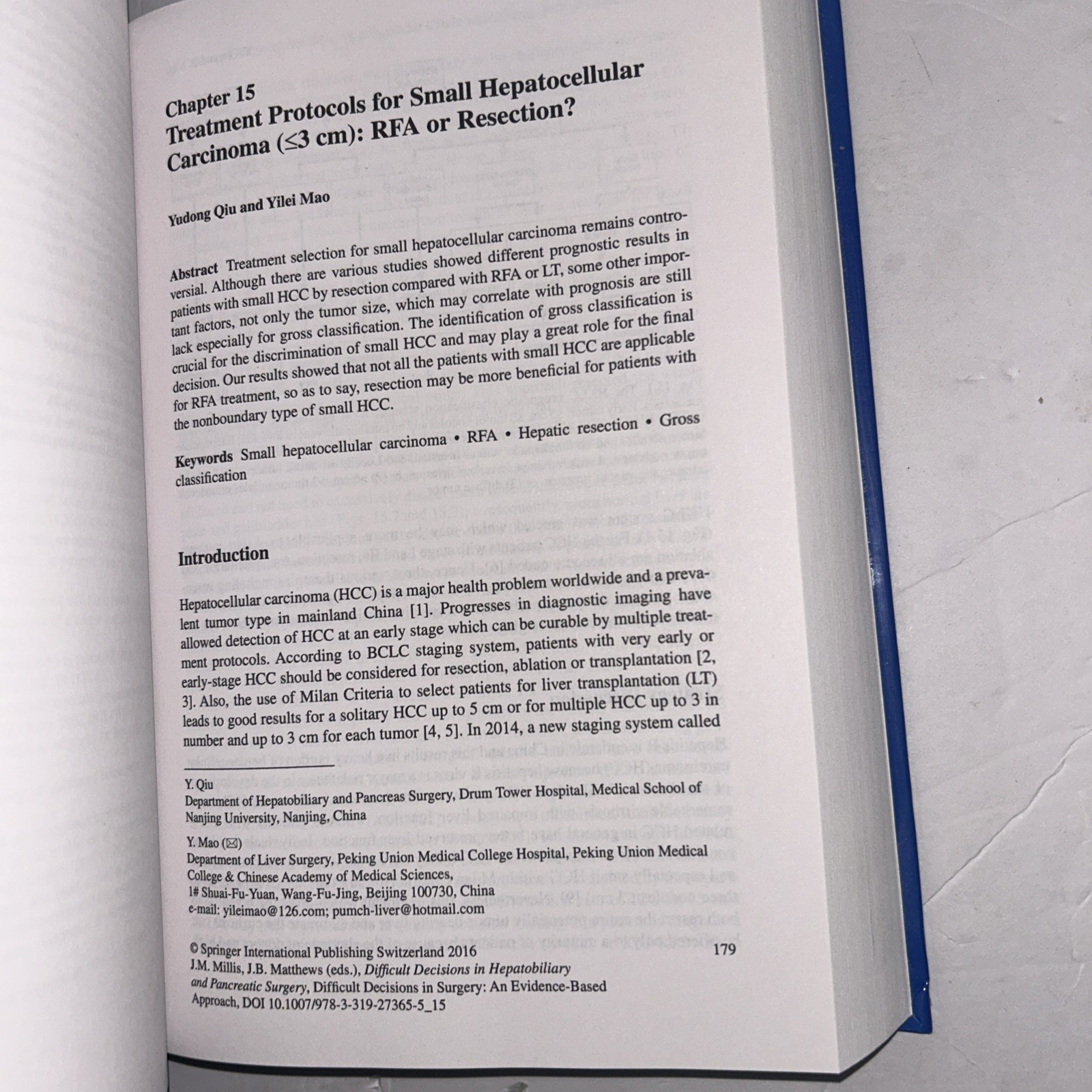 Difficult Decisions in Hepatobiliary and Pancreatic Surgery: An Evidence-Based A