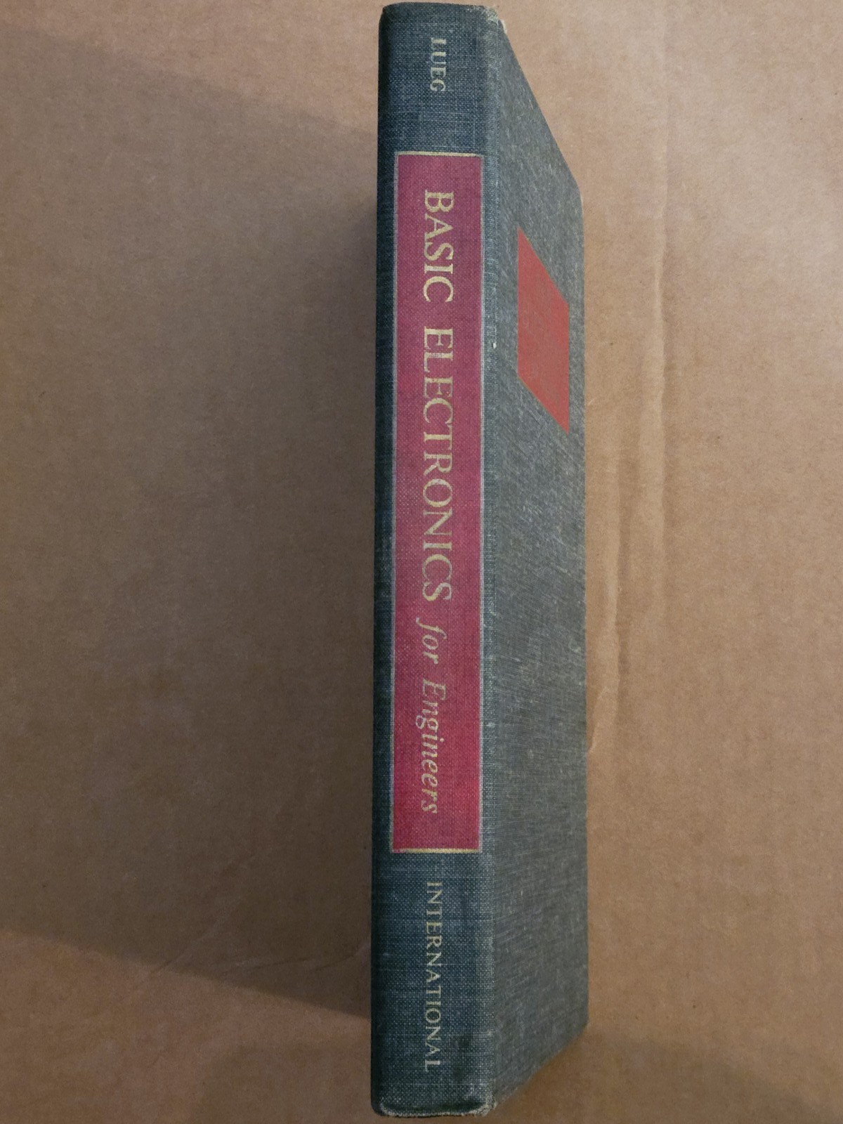Basic Electronics for Engineers by Lueg 1963 Hardcover Textbook International