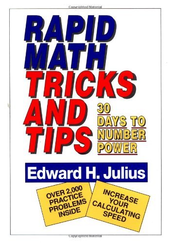 BOOK-Rapid Math Tricks and Tips: Thirty Days to Number Power,Edward H
