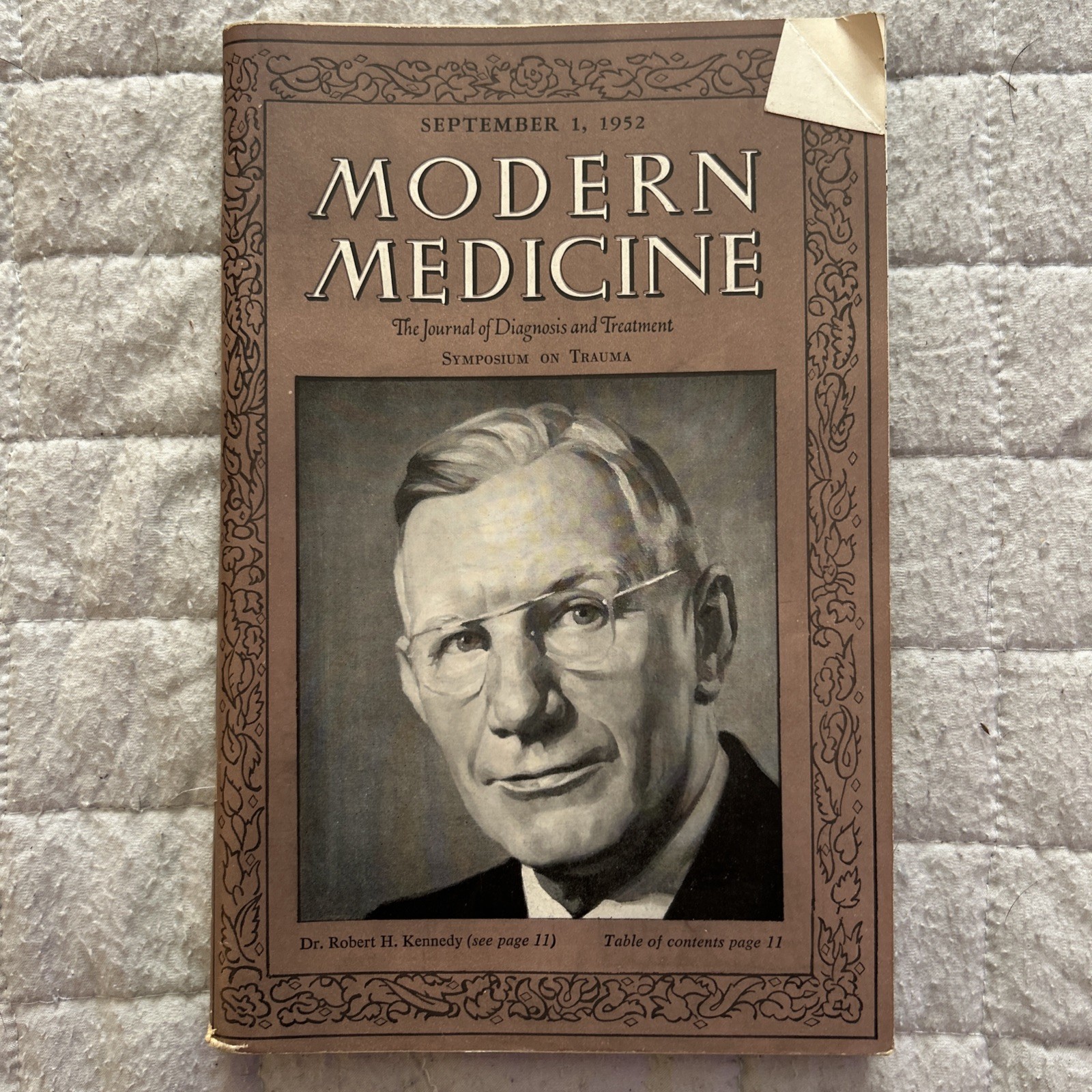 Modern Medicine The Journal of Diagnosis and Treatment JAN-DEC 1952