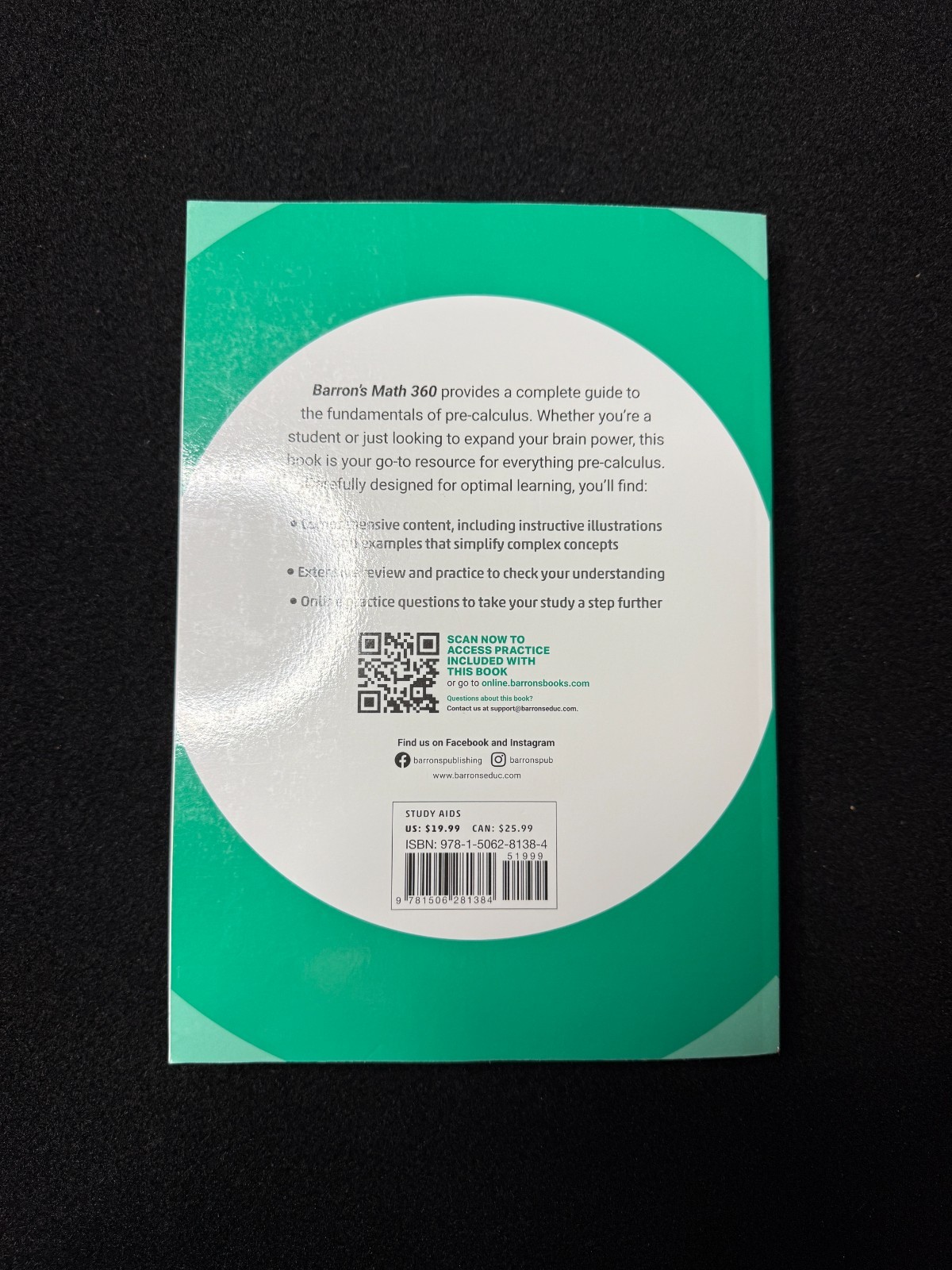 Barron’s Test Prep Ser.: Barron’s Math 360: a Complete Study Guide to…