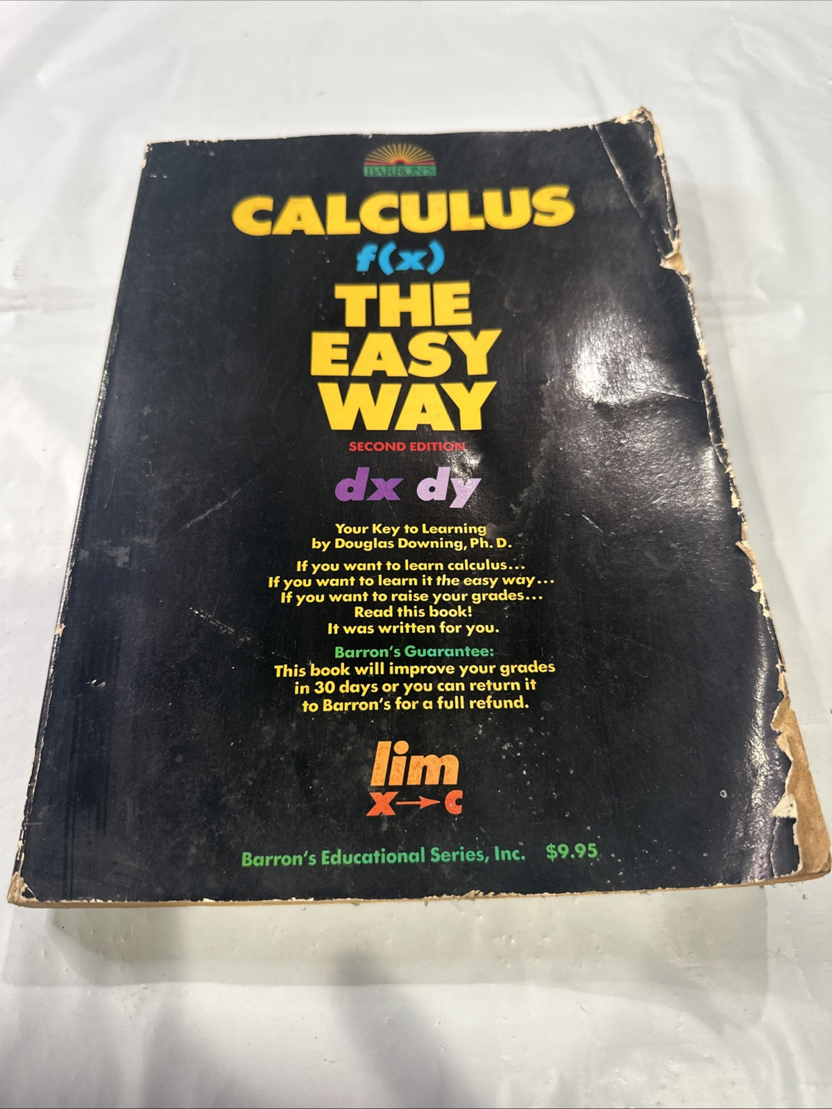 Calculus the Easy Way Paperback Douglas D. Downing