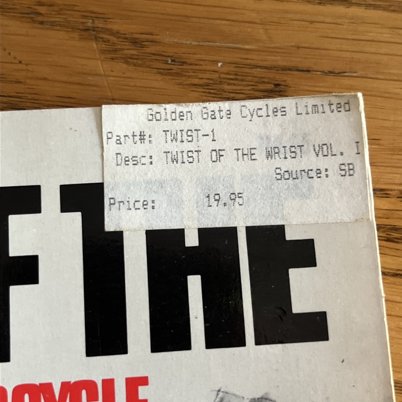 1st Edition A TWIST OF THE WRIST By Keith Code Volumes I & II