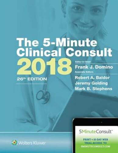 The 5-Minute Clinical Consult 2018 by MD Domino, Frank J., Dr.: Used