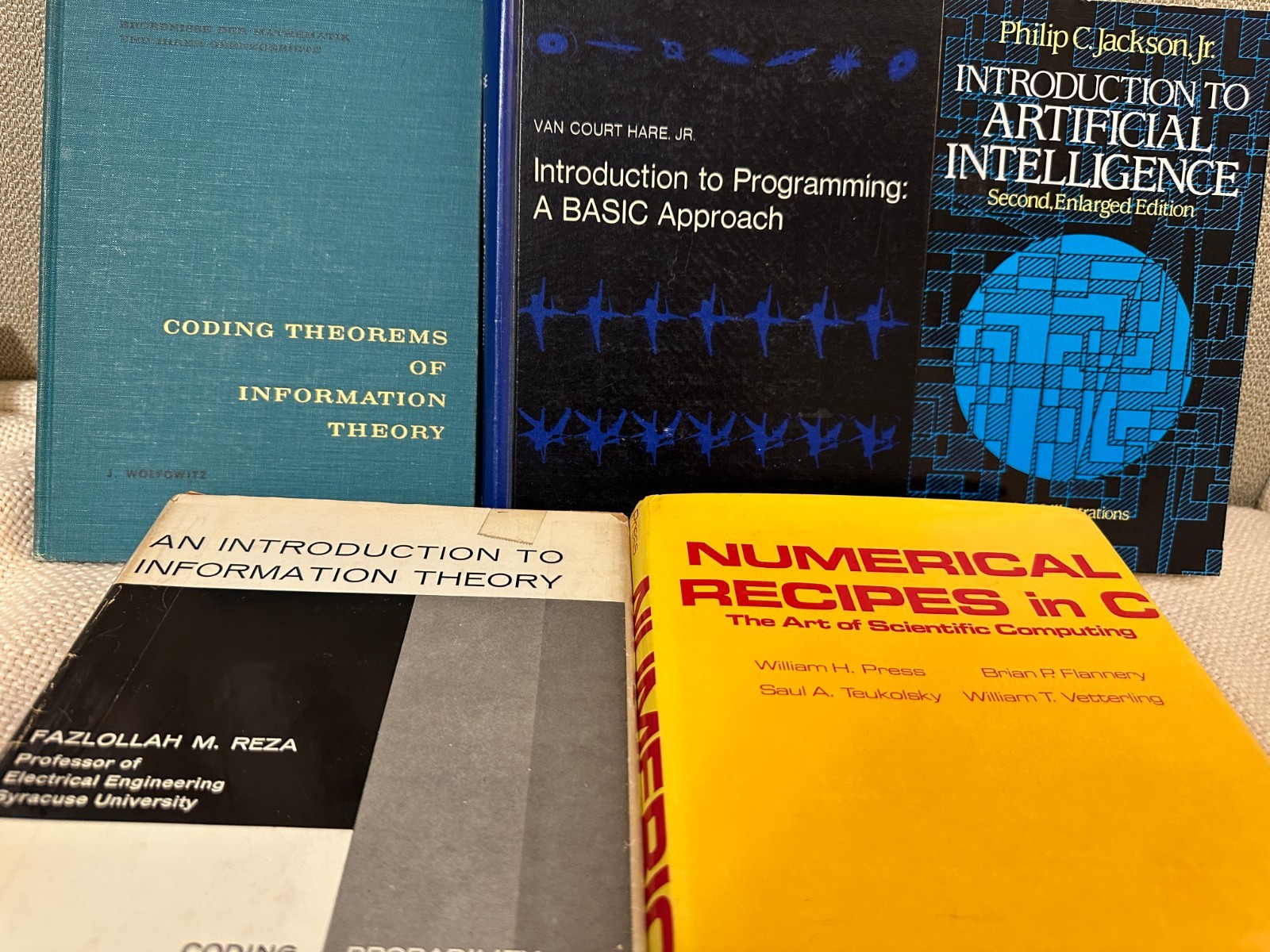 LOT 5 BOOKS ON INFORMATION THEORY CODING THEOREM DATA PROGRAMMING