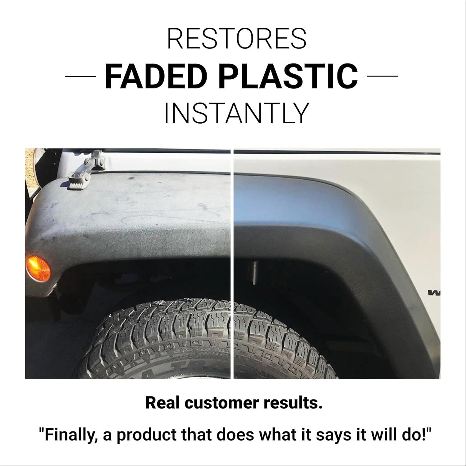 Water-Resistant 8 Oz Plastic and Vinyl Restorer – Keeps Surfaces Looking New