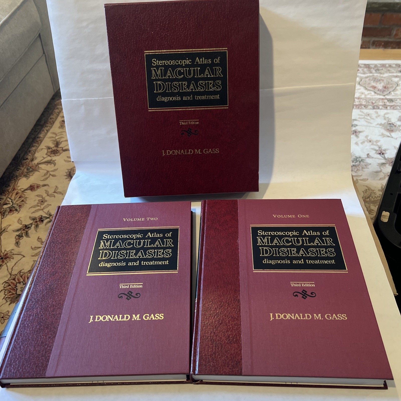 Stereoscopic Atlas of Macular Diseases Book 2-Vol Set (1987) 3rd Edition