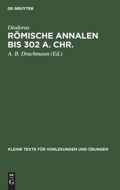 R?Mische Annalen Bis 302 A Chr