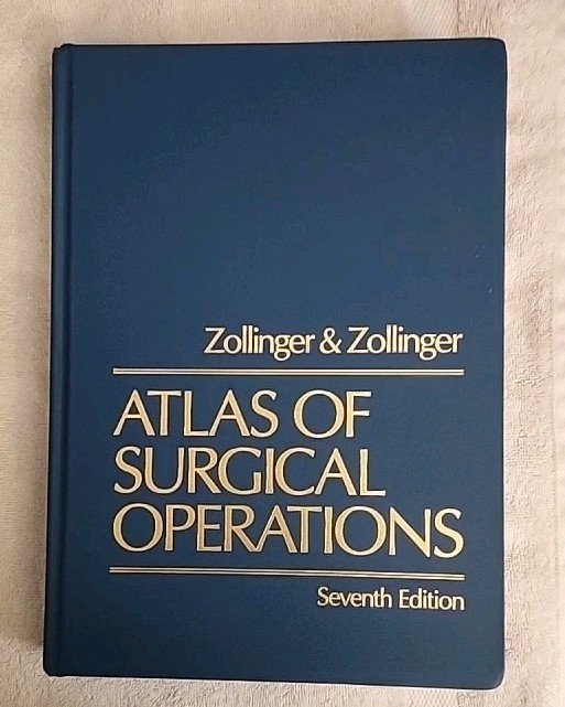 Atlas of Surgical Operations by Zollinger & JR HC G.surg Residency FRE SHI OBO