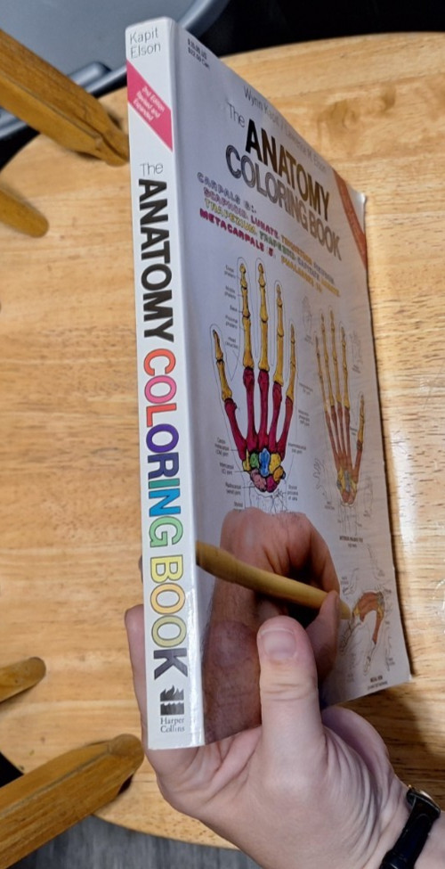 The Anatomy Coloring Book (2nd Edition), Kapit, Wynn; Elson, Lawrence M., Used;