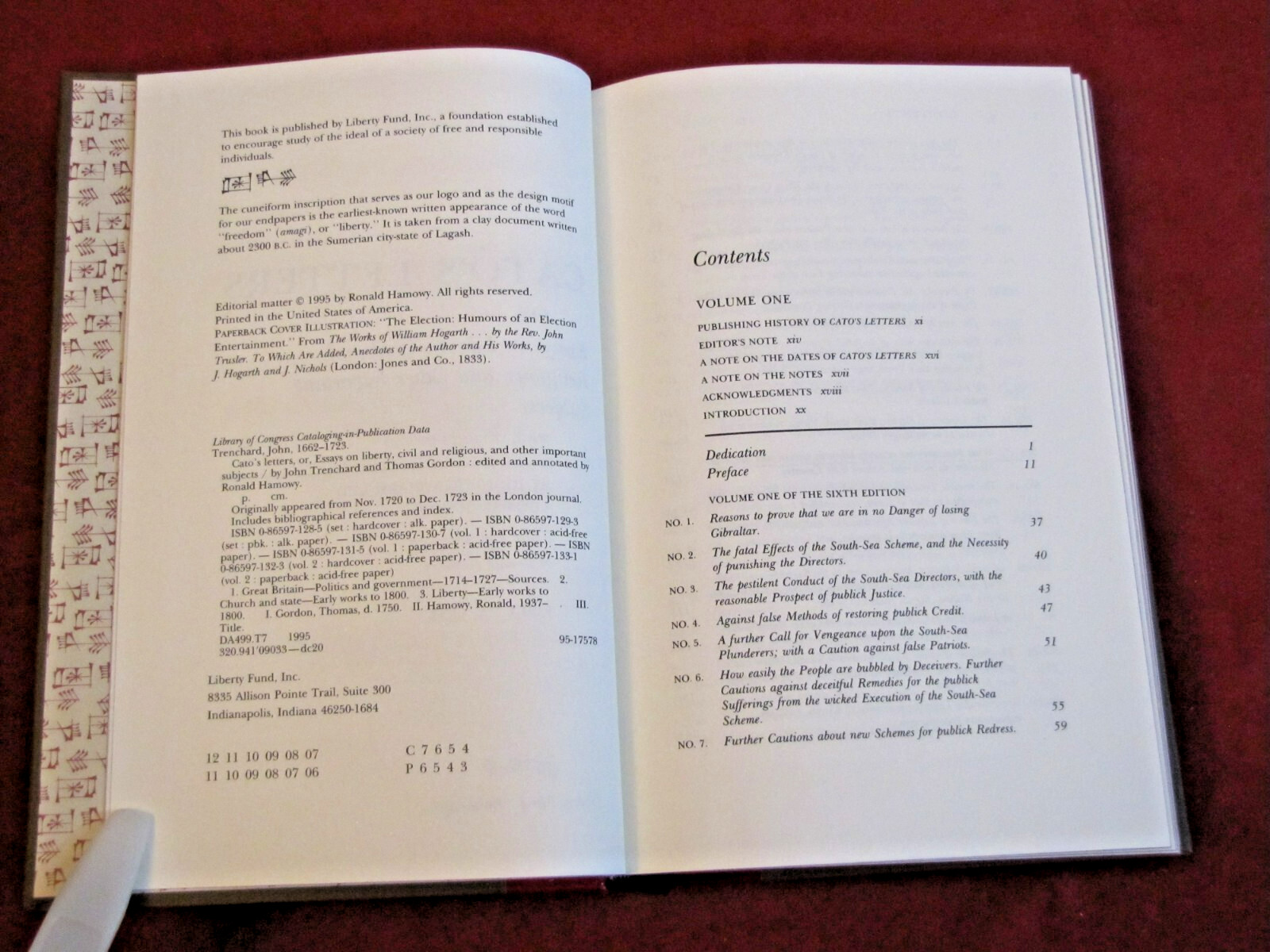 Cato’s Letters, Or, Essays on Liberty, Civil and Religious, and Other…