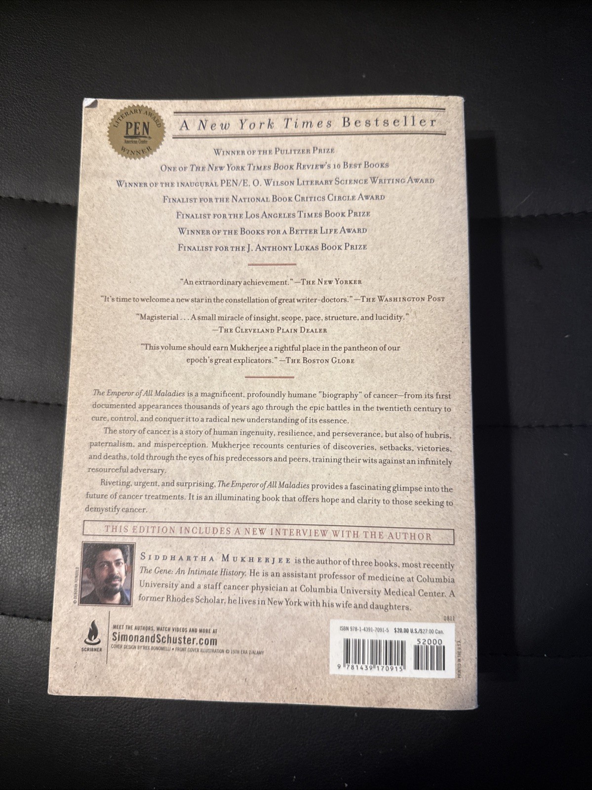 Emperor of All Maladies : A Biography of Cancer by Siddhartha Mukherjee…