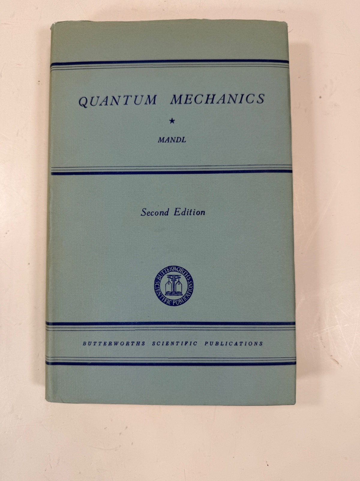 MANDL Quantum Mechanics: Second Edition (1960) Dust Jacket