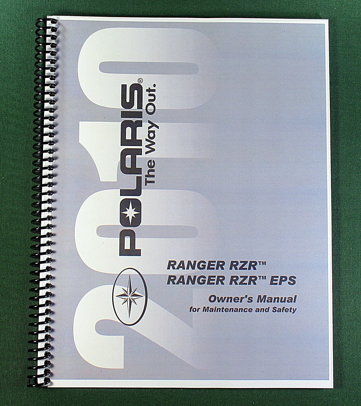 2010 Polaris Ranger RZR Owner’s Manual: 146 Pages & Protective Covers!