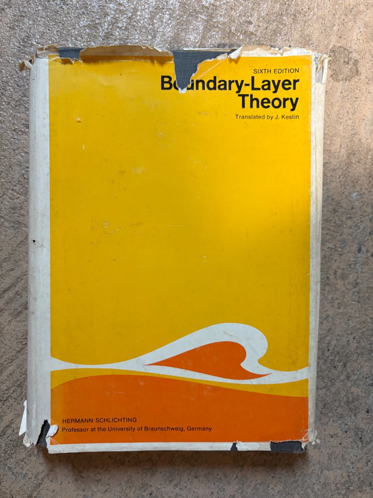 Boundry-Layer Theory by Herman Schlichting sixth edition (1955 hc)