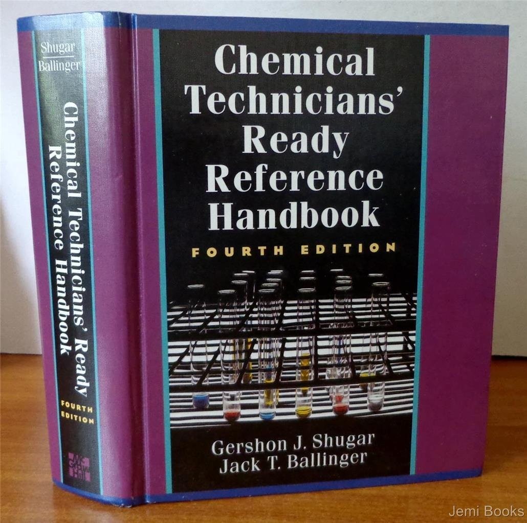 Chemical Technicians‘ Ready Reference Handbook, 4th Edition