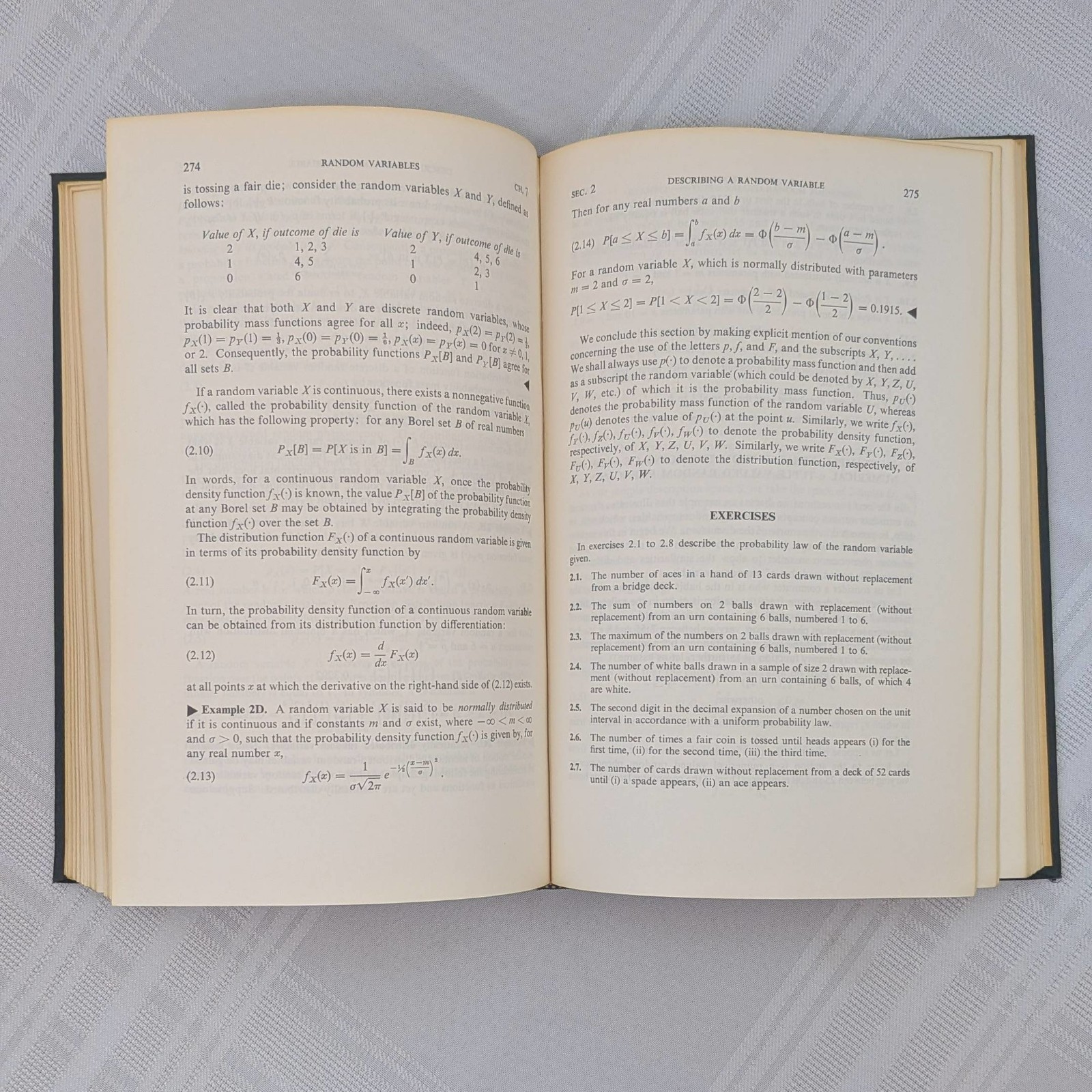 Modern Probability Theory and its Applications | Parzen HC 1960 Textbook