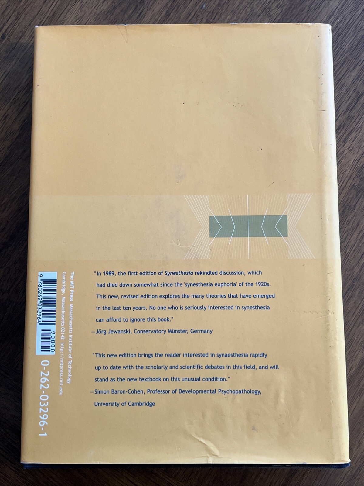 Synesthesia by Richard E. Cytowic, M. D. HB/DJ 2002 Second. Edition